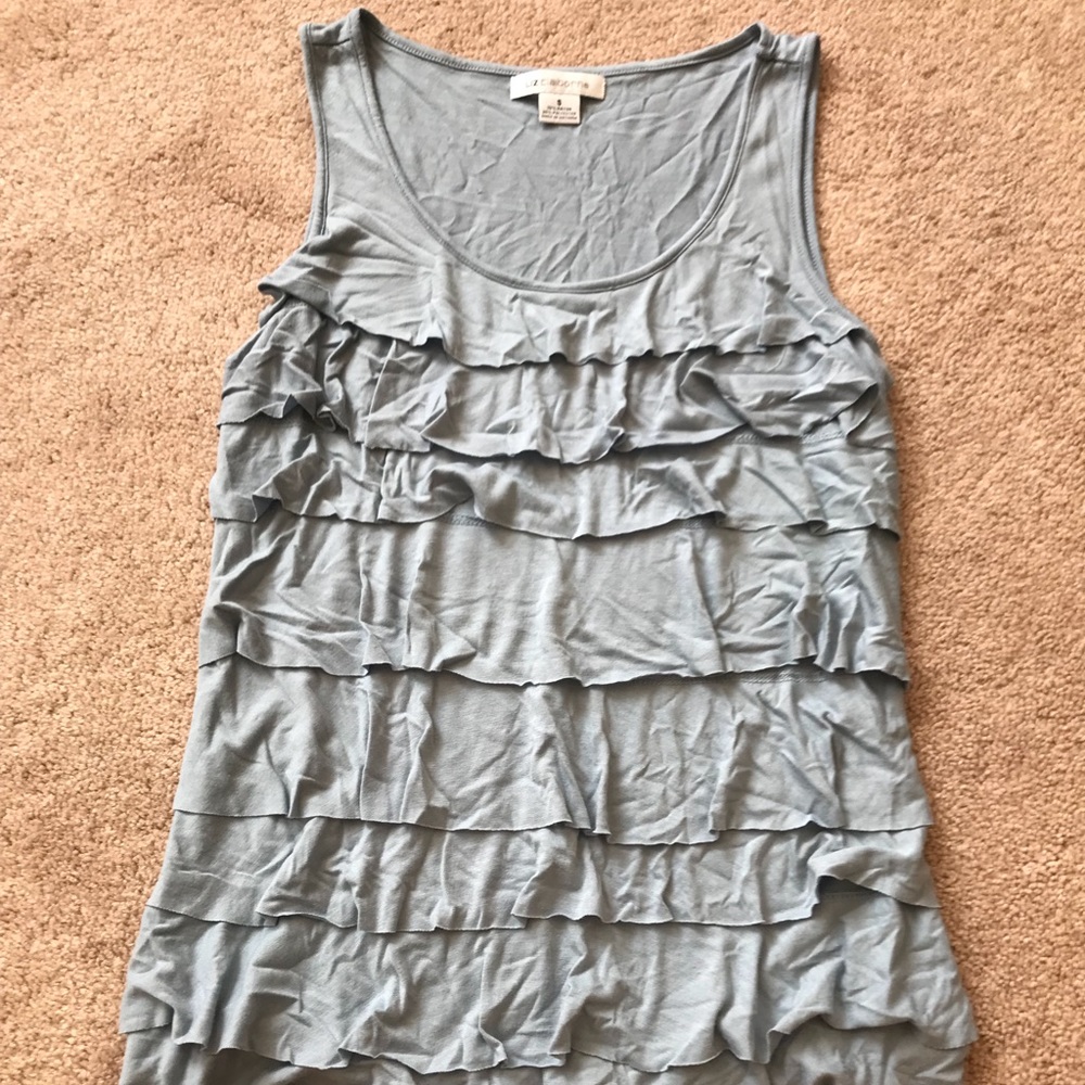 Sky Blue Sleeveless Shirt